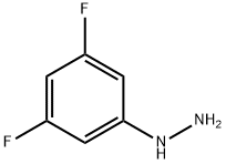 3,5-二氟苯肼盐酸盐, 134993-88-7, 结构式