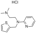 メタピリレン·塩酸塩 化学構造式