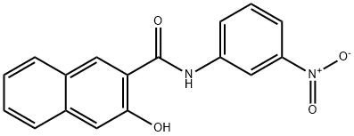 3-羟基-N-(3-硝基苯基)-2-萘甲酰胺, 135-65-9, 结构式