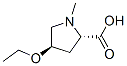 Proline, 4-ethoxy-1-methyl-, L-trans- (8CI) Structure