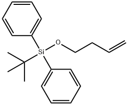 (ブト-3-エン-1-イルオキシ)(TERT-ブチル)ジフェニルシラン 化学構造式