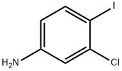 3-氯-4-碘苯胺, 135050-44-1, 结构式
