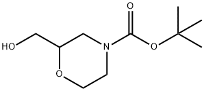 4-Boc-2-羟甲基吗啡啉, 135065-69-9, 结构式