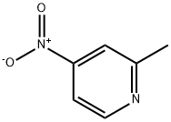 4-ニトロ-2-ピコリン 化学構造式