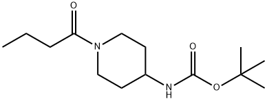 4-(BOC-氨基)-1-丁酰基哌啶, 1352318-26-3, 结构式