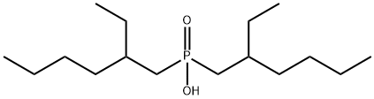 Phosphinic acid,P,P-bis(2-ethylhexyl)- Structure