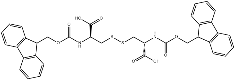 FMOC-胱氨酸, 135273-01-7, 结构式
