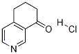 6,7-二氢-5H-异喹啉-8-酮盐酸盐, 135311-97-6, 结构式