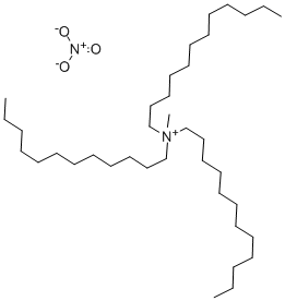 三-十二烷基甲基硝酸铵 结构式
