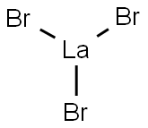 无水溴化镧, 13536-79-3, 结构式