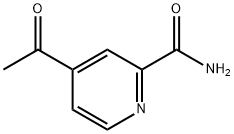2-Pyridinecarboxamide, 4-acetyl- (9CI) Structure