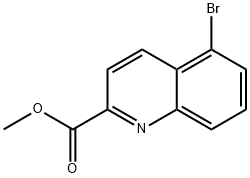 Methyl 5-broMoquinoline-2-carboxylate Structure