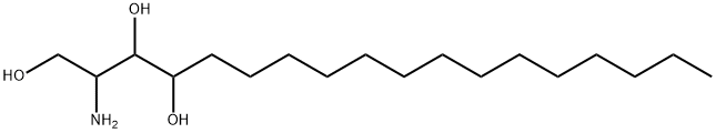 植物鞘氨醇, 13552-11-9, 结构式
