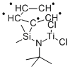ジメチルシリレン(T-ブチルアミド)(シクロペンタジエニル)チタン(IV)ジクロリド 化学構造式