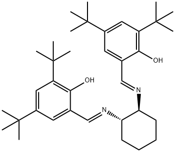 (S,S)-(+)-N,N'-BIS(3,5-DI-TERT-BUTYLSALICYLIDENE)-1,2-CYCLOHEXANEDIAMINE|1,2-环己胺双（3，5-硫酸丁基)