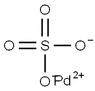 硫酸パラジウム(II) 化学構造式
