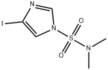 N,N-二甲基-4-碘-1H-咪唑-1-磺酰胺 结构式