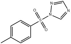 1-(p-トルエンスルホニル)-1,2,4-トリアゾール 化学構造式