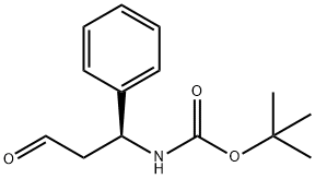 (S)-tert-butyl 3-oxo-1-phenylpropylcarbamate Struktur