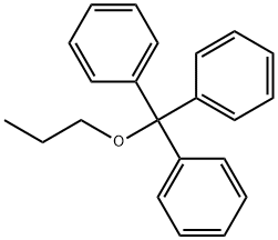 Tritylpropyl ether Structure