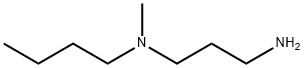 N-(3-アミノプロピル)-N-ブチル-N-メチルアミン 化学構造式
