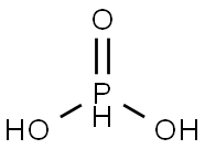 Phosphorous acid Struktur