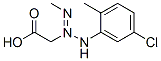 [3-(5-chloro-2-methylphenyl)-1-methyltriazen-2-yl]acetic acid Struktur