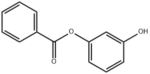 安息香酸3-ヒドロキシフェニル 化学構造式