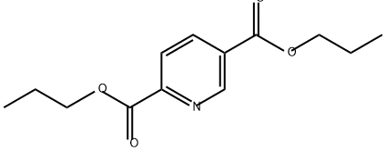 2,5-ピリジンジカルボン酸ジプロピル 化学構造式