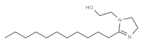 4,5-dihydro-2-undecyl-1H-imidazole-1-ethanol Struktur