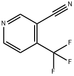 3-氰基-4-三氟甲基吡啶, 13600-43-6, 结构式