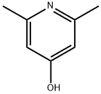 2,6-二甲基-4-羟基吡啶, 13603-44-6, 结构式