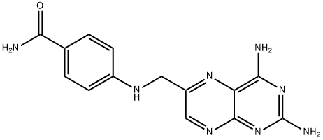 BenzaMide, 4-[[(2,4-diaMino-6-pteridinyl)Methyl]aMino]- Struktur