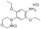 2,5-ジエトキシ-4-モルホリノアニリン二塩酸塩 化学構造式