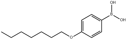 4-庚氧基苯硼酸 结构式