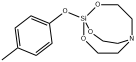 1-(4-Methylphenoxy)-2,8,9-trioxa-5-aza-1-silabicyclo[3.3.3]undecane Structure