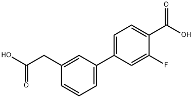 3-(4-Carboxy-3-fluorophenyl)phenylacetic acid|3-(4-Carboxy-3-fluorophenyl)phenylacetic acid