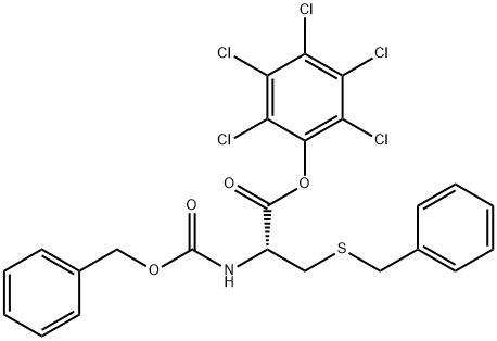 perchlorophenyl S-benzyl-N-(benzyloxycarbonyl)-L-cysteinate Structure