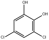 4,6-ジクロロ-1,2-ベンゼンジオール 化学構造式