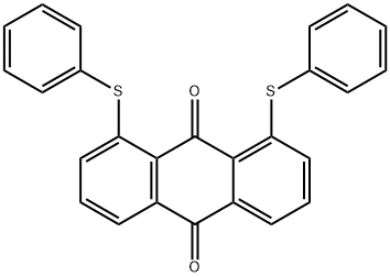 1,8-Bis(phenylthio)-9,10-anthracenedione Struktur