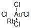 rubidium tetrachloroaurate Structure
