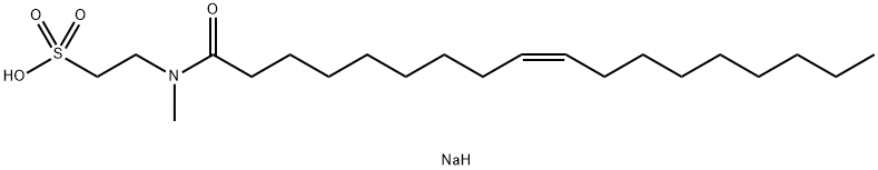 N-油酰基-N-甲基牛磺酸钠 结构式
