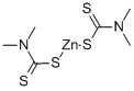 Zinc dimethyldithiocarbamate Struktur