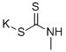 メチルジチオカルバミド酸カリウム 化学構造式