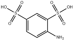 4-Amino-1,3-benzenedisulfonic acid Structure
