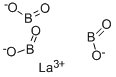 トリメタほう酸ランタン 化学構造式