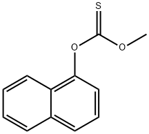 Thiocarbonic acid methyl 1-naphtyl ester Structure