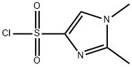 1,2-二甲基-1H-咪唑-4-磺酰氯, 137049-02-6, 结构式