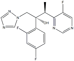 伏立康唑, 137234-62-9, 结构式