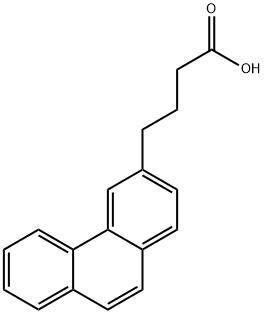4-(3-phenanthryl)butanoic acid Structure